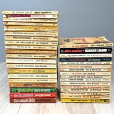VTG Lot 36 John D MacDonald Paperback 20-Book Travis McGee Series Fiction Novels picture