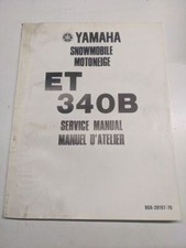 Original Yamaha OEM Owner Service Manual Shop Book 1977 ET340B 8G8-28197-70 picture