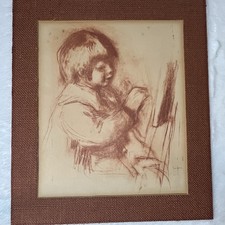 Vintage Renoir Lithograph: 