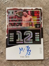 The Miz 2023 Panini Impeccable Intercontinental Championship Debuts Auto /12 picture
