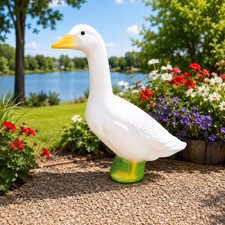 Porch Goose Statue Original Union 24” Inches Tall For Dressing USA Blow Mold picture