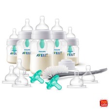 Philips Avent Anti-Colic Baby Bottle with AirFree Vent Newborn Set 18pc BPA-Free picture