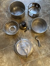 Sigg Tourist + SVEA 123 Swedish Camp Backpack Cooking Set And Stove. picture