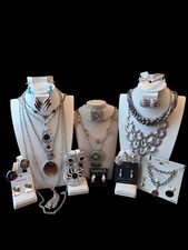 Vtg Silvertone Monet Napier Austria Sarah Cov Chico's Sterling Jewelry Lot 20... picture
