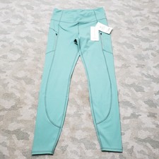 Athleta Leggings Womens Large Green Rainer Tight Pull On NWT picture