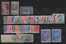 Italy 1922-1923 Scott #140-143, 166-168, 535-536, 626-633, 815-831 Mint Hinged picture