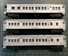 Lionel O Gauge Twenty Fifth Anniversary Ltd Passenger Cars 2501-2503 picture