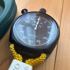 Vintage SEIKO 88-512 Mechanical Stopwatch 1/5 Second Timer with Case picture