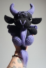 Baby Baphomet Crochet Amigurumi Plush picture