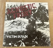 AGNOSTIC FRONT - Victim In Pain LP Vinyl  - 1984 - Early Rat Cage Repressing picture