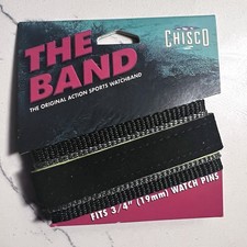 90s Dead Stock Suede Watch Band The Band Chisco Nylon Sports Band Vintage Y2K picture