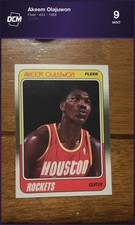 1988 Fleer Akeem Olajuwon #53 Houston Rockets DCM 9 picture
