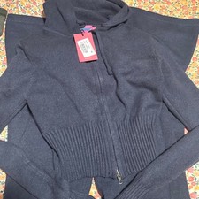 Edikted Women's Navy and Black Jumper picture