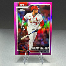 2026 Topps Chrome Jordan Walker Cardinals Purple /250 #221 picture