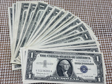 1957 Silver Certificate $1 Blue Seal UNC to Gem Uncirculated Collector Quality picture