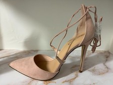 New ShoeDazzle Brand Stiletto High Heel Shoes in Size 11 with Drawstring Ties picture