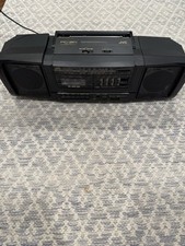 JVC PC-90 Boombox AM FM Tape Super Bass Horn Portable Component System; Tested picture