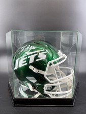 Breece Hall Autographed NY Jets Riddell '23 Alternate Replica Helmet w/ Case picture