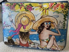 Brighton Fashionista Santorini Pouch E5509M NWT ~ A Girls Weekend Basic 👙☀️🍹 picture