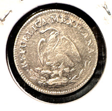 Mexico 1868 Ca 10 centavos KM 401.1 AU picture