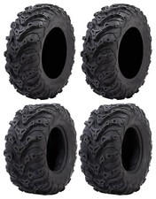 Tusk Mud Force® Set Of 4 ATV Tires, Front 25x8-12 and Rear 25x10-12 picture