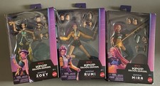 SET NEW ZOEY RUMI MIRA KPop Demon Hunters 6″ Action Figures HUNTR/X HUNTRIX picture