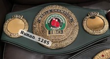 New High Quality IBO World Boxing Championship Belt Replica Adult Size picture