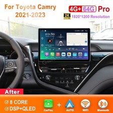 12.5 inch Screen Android Car Radio For Toyota Camry 2021-2023 Carplay Head Unit picture