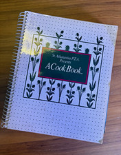 Vintage 1992 St Athanasius PTA Evanston Illinois Community Cookbook Spiral picture