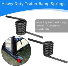 Heavy Duty Trailer Ramp Springs Right and Left Trailer Coil Springs 2000 Lbs picture