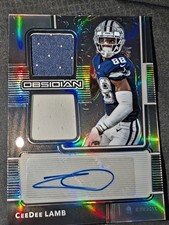 2020 Panini Obsidian - Rookie Jersey Ink CeeDee Lamb #RJI-7 /150 (AU, MEM, RC) picture