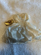 Vintage 1963 Barbie Doll Party Date Dress And Purse #958 picture