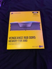 Corsair Vengeance RGB 32GB DDR5-6000 CL36 CMH32GX5M2M6000Z36 Open Box Never Used picture