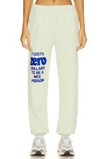 Women's The Mayfair Group It Costs $0.00 Sweatpants in Seafoam Size L/XL picture