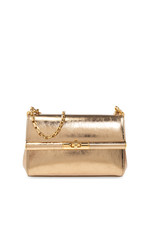 DOLCE&GABBANA Marlene Mini Gold Shoulder Bag New & Authentic picture