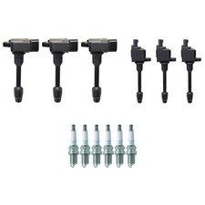Denso 6 Ignition Coil 6 NGK Nickel Spark Plugs Kit For Maxima 3.0 V6 VQ30DE picture