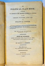 Rare 1835 The Political Class Book by William Sullivan picture