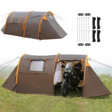 2 Person Camping Tent Waterproof Tunnel Family Outdoor Hiking Motorcycle Cycling picture