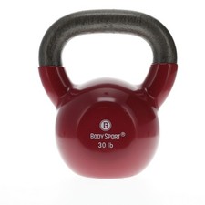 30LB KETTLEBELL, LATEX-FREE, DARK RED picture
