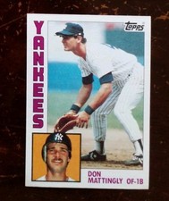 1984 Topps #8 Don Mattingly Rookie Baseball Card  NRMT. SEE PICS picture