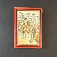 1900 Karl Heinrich Caspari Der Schulmeister und sein Sohn HC Illus German picture