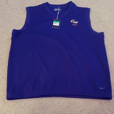 NWT Nike Golf Tour Performance Vest Mens XL NCAA Dri-Fit George Washington GW picture