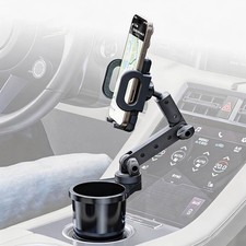 Universal 360° Adjustable Phone Mount Car Cup Holder Stand Cradle For Cell Phone picture