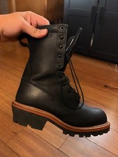 Red Wing 2216 LoggerMax Work Boots - Men's Size 9 D (Steel Toe, Waterproof) picture