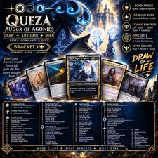 MTG Custom Competitive Commander EDH Deck | Esper Life Gain & Draw Burn Engine | picture