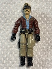 Vintage Hasbro GI Joe Admiral Keel Haul 1985 Action Figure USS Flagg Driver picture