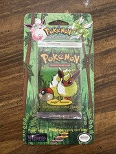 Pokemon Jungle Blister Pack Flareon Art 1999 WOTC Factory Sealed Vintage picture