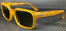 PERSOL PO3272S 204 4E Miele Yellow Unisex 55 mm Sunglasses picture