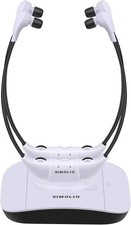SIMOLIO Dual Wireless Headset System for TV Listening,No Pairing, No Delay, used picture