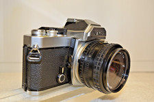 Nikon FM Black Camera With 35mm 2.5 Wide Angle Series E Lens SLR picture